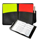 Sport Football Soccer Referee Wallet Notebook with Yellow Card Card And Red L4E0