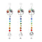 DIY Crystal Beads Rainbow Pendant Handcraft  for Home Decor (A)