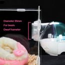 Cute Hamster Mouse Bathroom Toilet Cage Plastic Animal Bath Sand Box (Blue)
