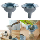 3Pcs/Set Plastic Funnel Oil Water Spices Wine Flask Tools Funnel A9G3 I8C7