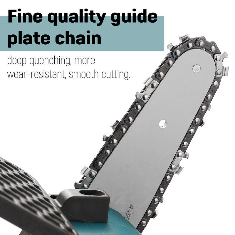4 / 6 inch Chainsaw Chain with Guide Plate Electric Chainsaw Replacement Pa
