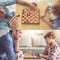 2 in 1 International Chess Checkers Set, Classic Magnetic Chess Pieces Board