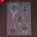Colorful Cartoon Stamp DIY Scrapbook Card Embossing Transparent Stamp