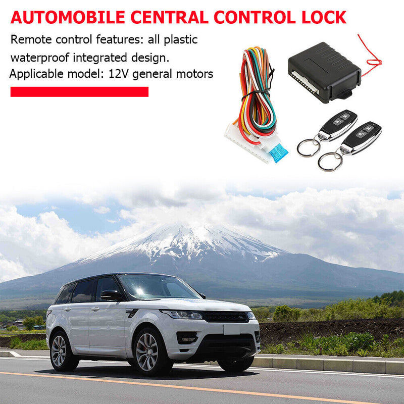 Universal Car Remote Central Door Lock Kit Keyless Entry Alarm System 410/T231