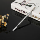 Dual-purpose 2 Brass Head Leather Edge Oil Gluing Dye Pen Paint Roller Tool