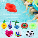 Pool Cup Holder 9 Pack Portable Floating Beverage Pool Inflatable Drink Holder