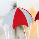 Faceless Gnome Parachutes Home Decor Santa Claus Pendant for Home Door Wall Hook