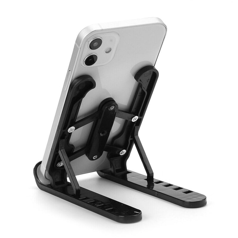 Foldable Tablet Holder Height Adjustable Smart Phone Cooling Stand (Black) Newly