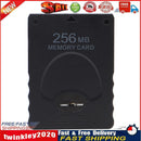 256MB Console Data Storage Memory Card for Sony PS 2 PS2 (Black) Newly