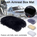Universal Car Winter Warm Fur Plush Armrest Box Cover Mat Soft Furry Pad Cushio#