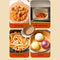 50x Air Fryer Disposable Paper Liner Wood Pulp Steamer Baking Mats (White)