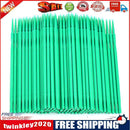 100pcs Disposable Cotton Swabs Tattoo Makeup Eyelash Tattoo Swabs(Green)