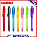 2 in 1 Luminous Light Invisible Ink Pen UV Kids Drawing Magic Pens (Green)