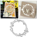 Star Border Metal Cutting Dies Scrapbooking Cards Embossing V4S1 Molds DIY Y8T3