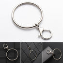 Rock Big Ring Metal Pants Key Ring Hip Hop Jewelry Key Chains Clip Bag Chain