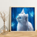 Full Square Drill Diamond Painting Cat Mosaic Kit Pictures Art Home Room De