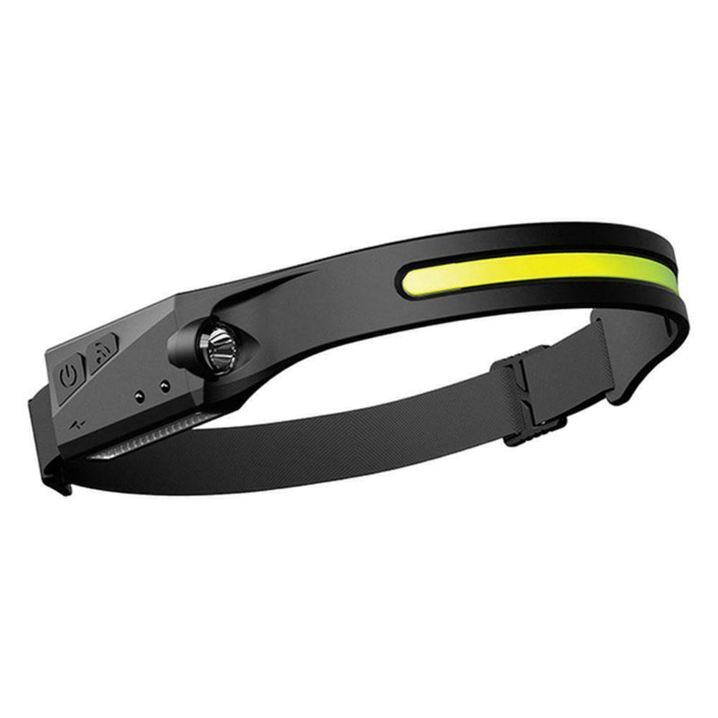 Head Torch Rechargeable Go Beam 230° Head Lamp Bar COB H7 LED Light Q1O2