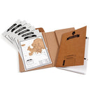 Akaddy Journal Diary Notebooks Scratch World Map Travel Report Travel Log