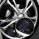 4pcs Auto Bicycle Tire Valve Caps Dust Covers for Schrader Valve (Black)