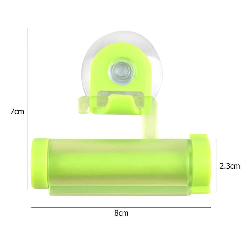 PrettyGood7 Toothpaste Hanging Suction Roller Green