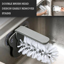 Strong Suction Lazy Clean Brush For Cup Glass Bar Kitchen Cleaner Mugs S1D1