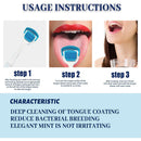 Care Silicone Tongue Brush Tongue Scraper Remove Odor Tongue Coating Cleansing