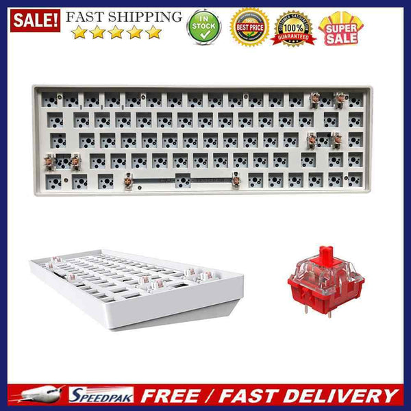 Hot Swap Keyboard Kit Bluetooth-compatible 5.0 with 2.4G Wireless USB Receiver