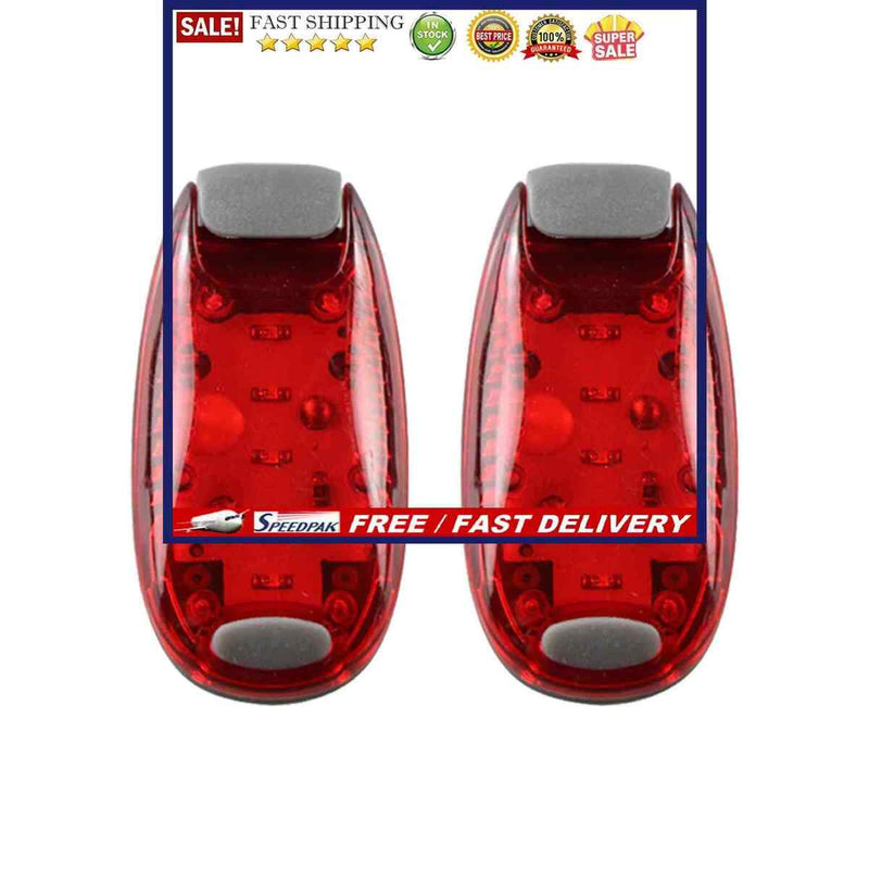 LED Safety Light 2 Pack Clip on Running Light for Runners Joggers Pets Bike