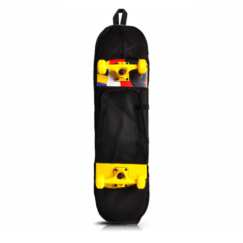 Skateboard Carry Bag Four-Wheel Skateboard Shoulder Adjustable Strap Backpack