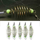 5 Pc 8cm Wire Method Carp Fishing Feeder Swim Feeders B6G3 Lead B1C8 S Z2J2