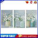 3 Panels Vase Oil Paint By Numbers Kits Canvas Picture Wall Art DIY Craft