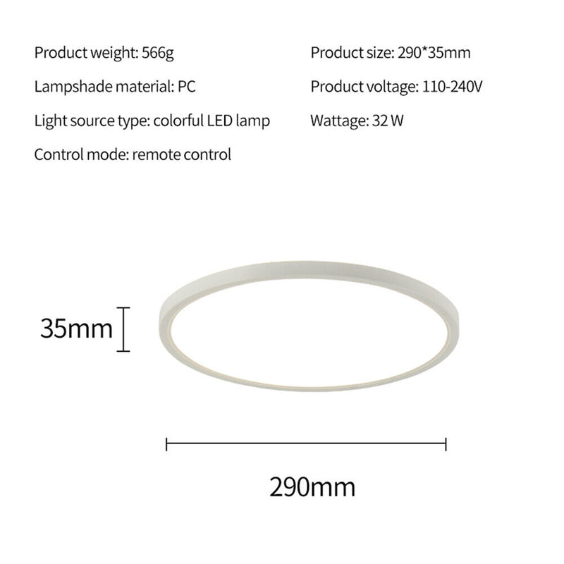 Modern Ceiling Lamp Dimmable Chandelier Lighting pc Easy Install for Indoor