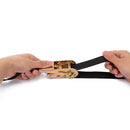 Heavy Duty Ratchet Buckle Kayak Tie Down Strap Cargo Surfboard Lashing Stra