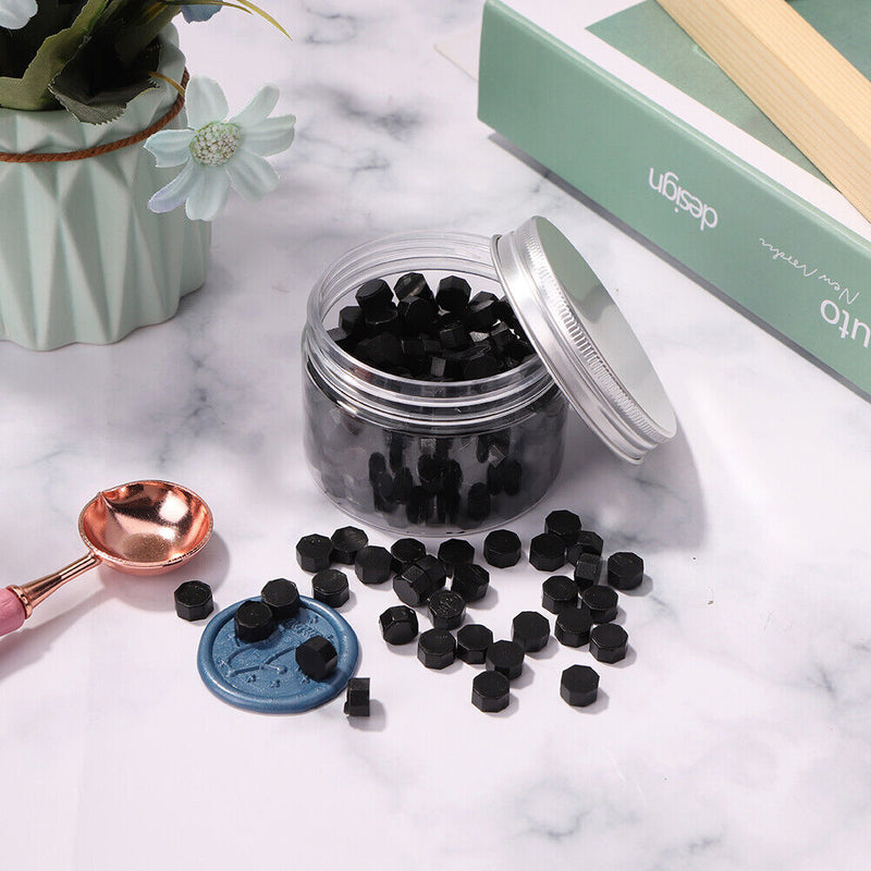 200pcs Octagon Seal Stamp Wax Tablet Pill Wedding Invitation Sealing Wax Be