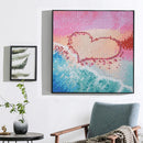 5D DIY Full Drill Square Diamond Painting Love Beach Cross Stitch Embroider