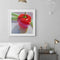 Oil Paint by Numbers Pepper Flower Canvas Artwork Living Room Picture Decoration