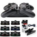 LED Dual Charger Station Charging Station Dock for PS4 Playstation 4 Controller UK