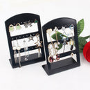 Plastic Earrings Studs Display Rack Square Home Plastic Jewelry Showcase Shelf