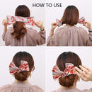 Curly Thin Hair Magic Hair Band Fix Hair In Seconds Deft Bun Hair Bun Maker