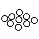 10pcs G1/4 Silicon Sealing Ring 2 Point Connector O Ring Washer Seal(Black)