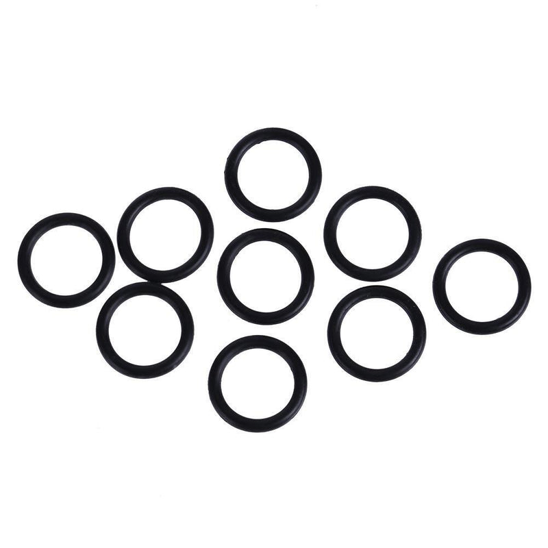 10pcs G1/4 Silicon Sealing Ring 2 Point Connector O Ring Washer Seal(Black)