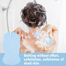 Bath Soft Sponge Body Exfoliating Dead Skin Massager Cleaning Brush (Blue) Newly