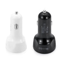 Adapter Universal Smart Phone Car Charger LED Display 3-Port USB Fast Charging