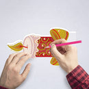 DIY Special Shape Dril Diamond Painting LED Mosaic Light Christmas Props Candle