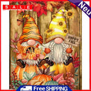 5D Rhinestone Pictures DIY Pumpkin Gnome Full Round Drill Diamond Painting Kit