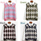 Y2K Preppy Style V Neck Knitwear top Plaid Knitted Sweater Vest Sleeveless