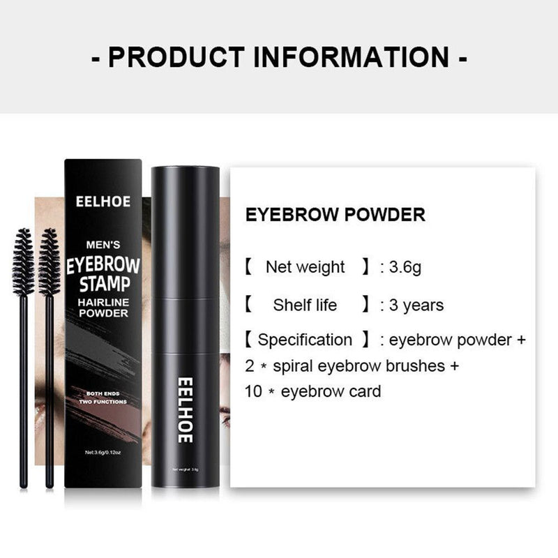 Long Lasting Eyebrow Stamp One Step Eyebrow Stencils Eyebrow Enhancers For Men