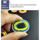 Silica gel Fishing Rod Ring Rod Clip Ring Handle Protective Case Fishing Tackle