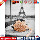 5D Diamond Painting Kit Eiffel Tower Bouquet Full Round Drill DIY Wall Art