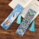 Shape Rhinestones Cross Stitch Tassel Book Marks 5D Diamond Painting Bookmark